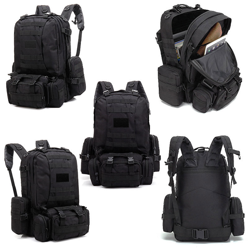 Men's Camouflage Large Capacity Multifunctional Combination Mountain Climbing Backpacks