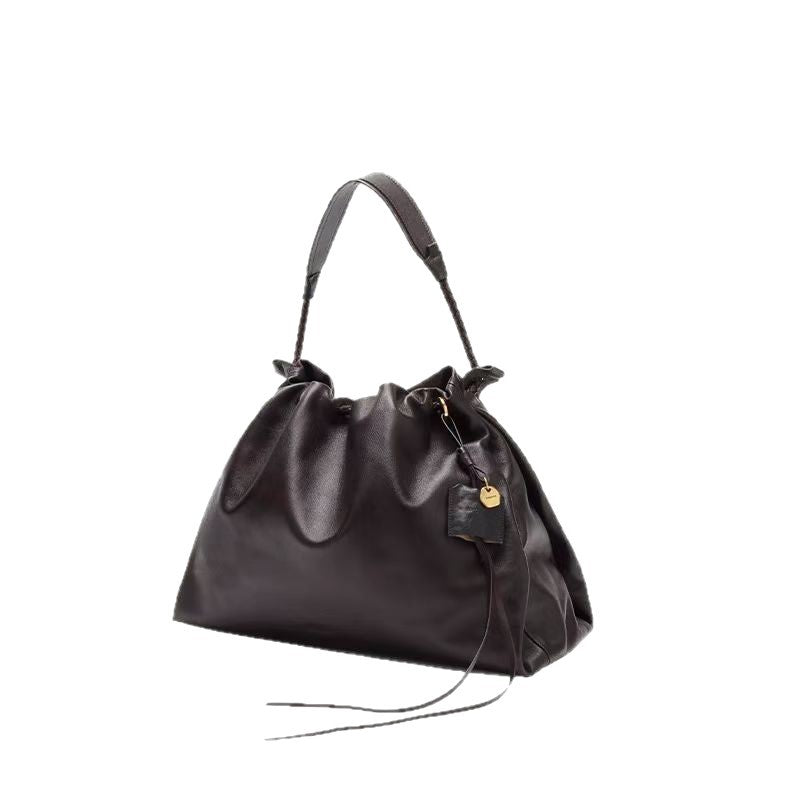 Women's Bena Series Garbage Cowhide Large Capacity Commuter Tote Bags