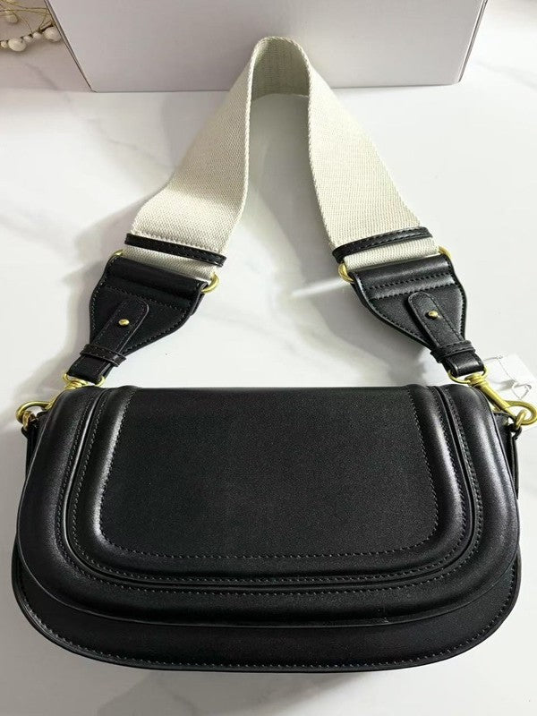 Women's Home Wide Strap One Saddle For Small Square Bags