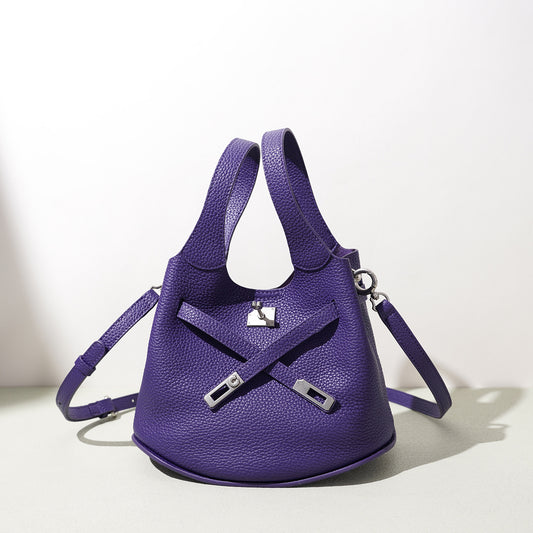 Women's Minority Genuine Leather Simple Exquisite Urban Vegetable Women's Handbag