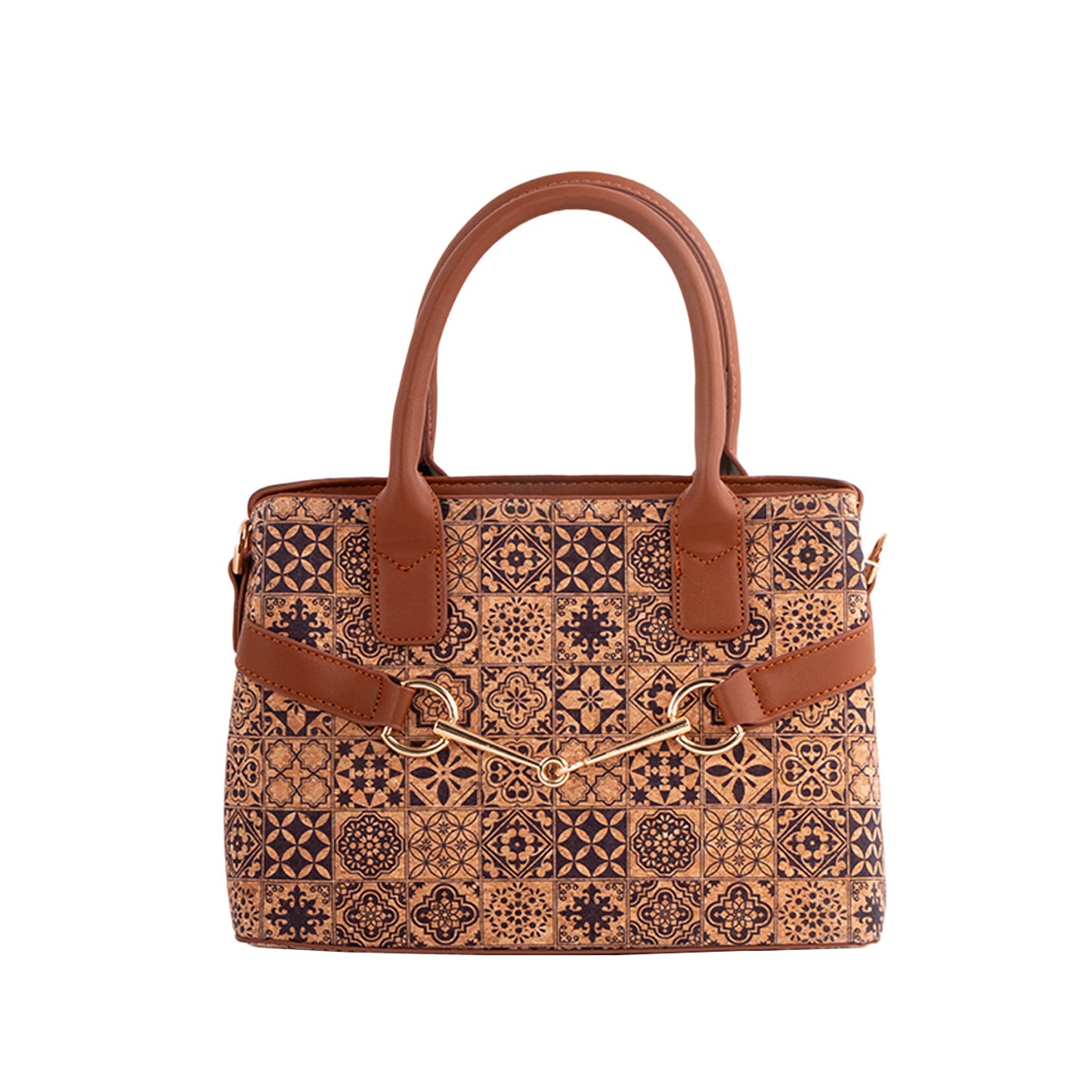 Women's Vintage Printed Tree Leather Fashionable Personalized Light Women's Handbag