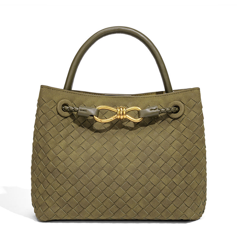 Women's Horizontal Versatile Bow Design String Clip Handbags