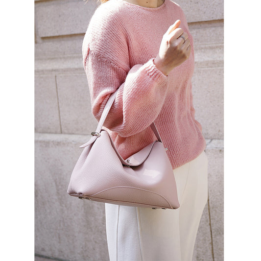 Women's Early Spring Design Dumpling Leather Simple Bags