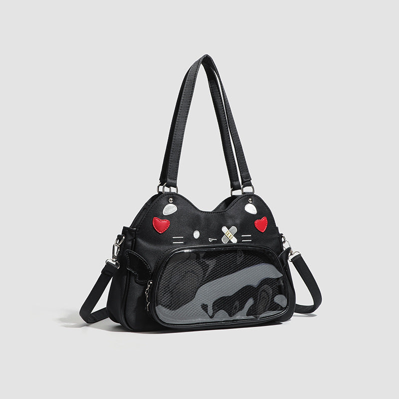 Cartoon Two-dimensional Style Snack Grain Junior Women's Messenger Bag