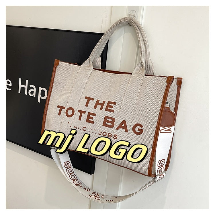 Women's Large Capacity Totes Letter Printed Text Women's Handbag