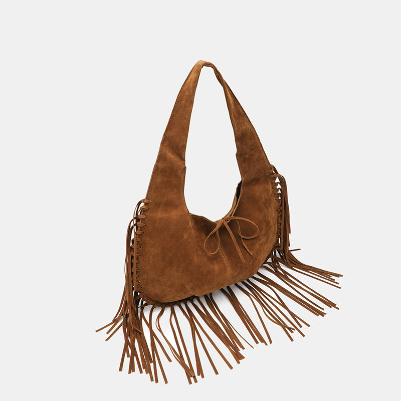 Vacation Seaside Holiday Summer Beach Tassel Tote Bag