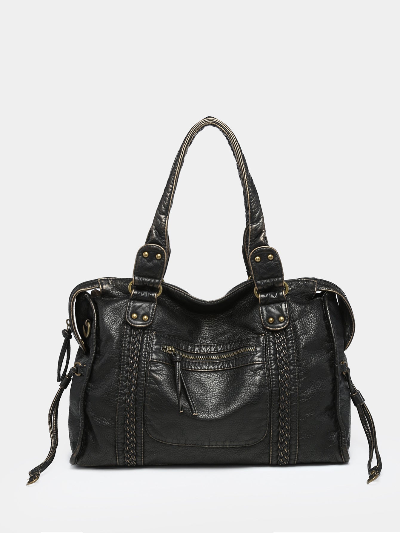 Waste Soil Style Worn Looking Washed-out Brushed Large Bags