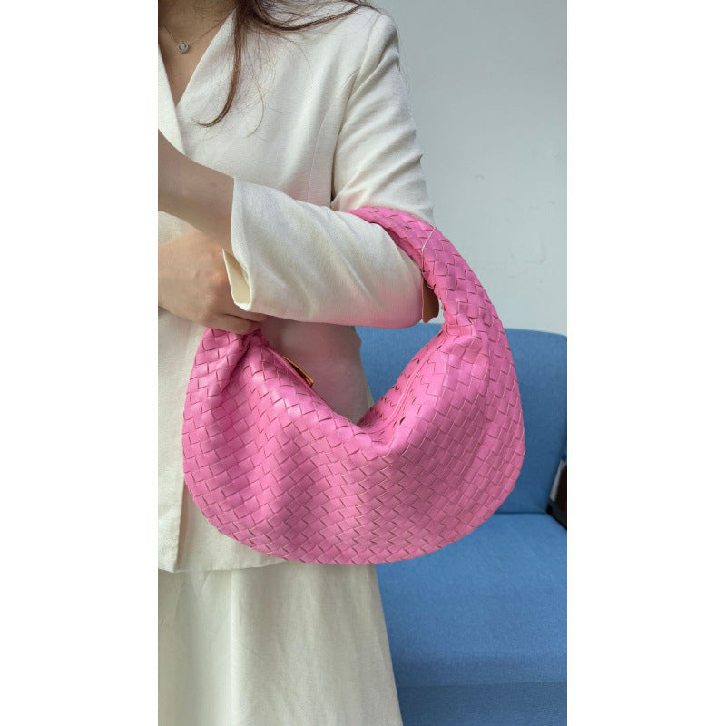 Knotted Woven Portable Underarm Fashion Large Bags