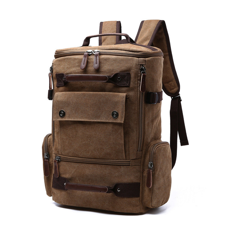 Glamorous Retro Canvas Large Capacity Durable Backpacks