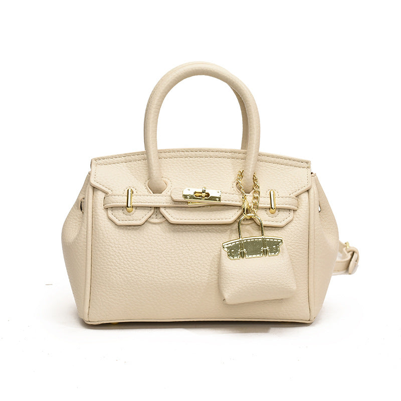 Women's Contrast Color Portable Design Large Capacity Women's Shoulder Bag
