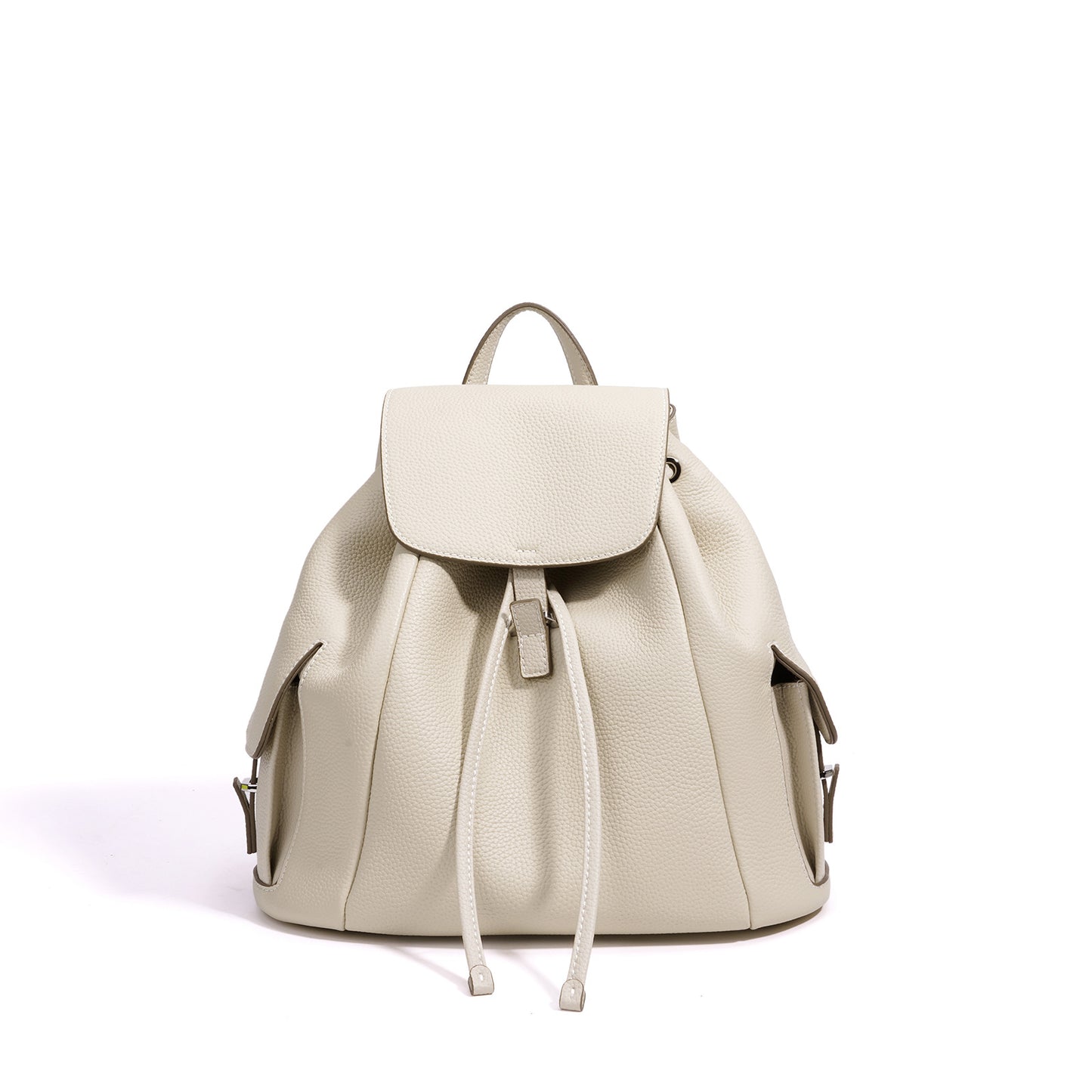 Women's Korean Style Minority Commuter Leather Drawstring Artistic Women's Backpack