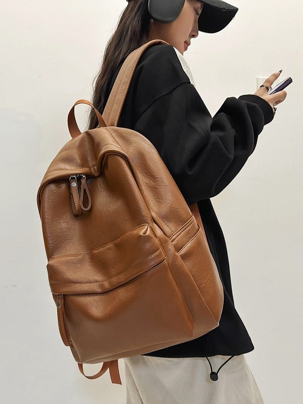 Color Simple Daily Commuter Spring Large Leisure Backpack