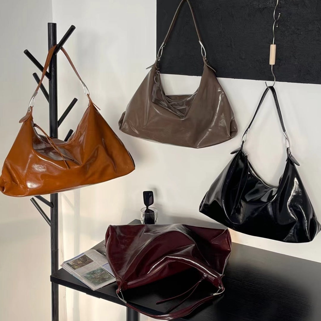Women's Popular Fashion Soft Surface Cross Body Bucket Bags