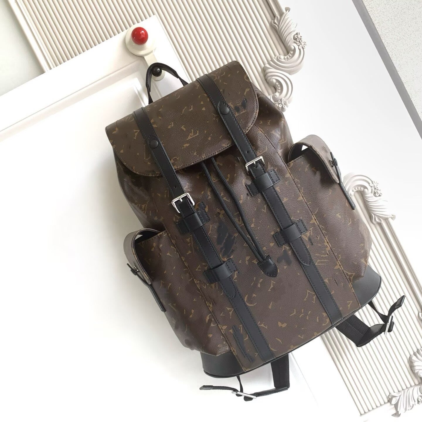 Men's Lu Classic Presbyopic Business Elegant Large Leisure Backpack