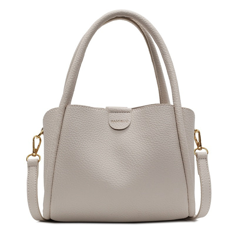 Women's Lychee Pattern Korean Live Broadcast High-grade Bucket Bag
