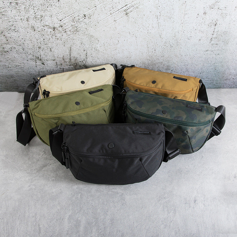 Men's Style Canvas Street Trendy Multifunctional Cycling Men's Messenger Bag