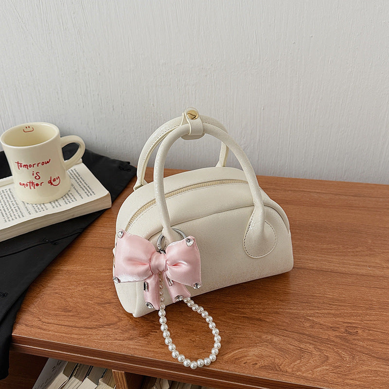 Women's Portable Spring Solid Color Simple Advanced Bags