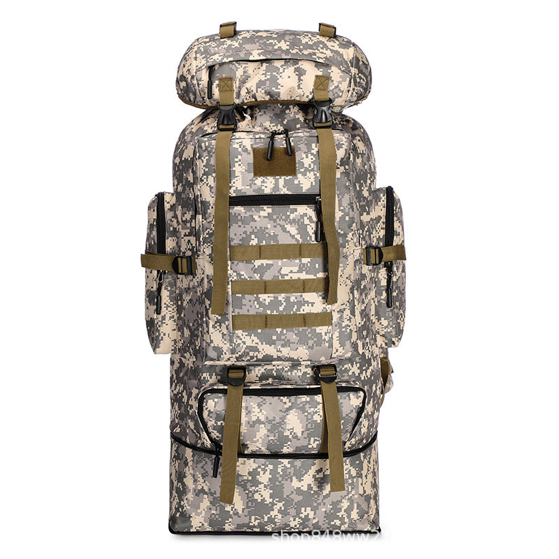 Men's Large Capacity Heightening Expansion Waterproof Camping Backpacks