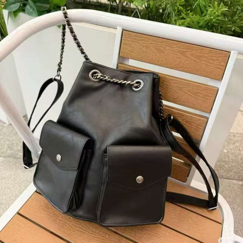 Women's Vintage Leather Classic Style Back Women's Backpack