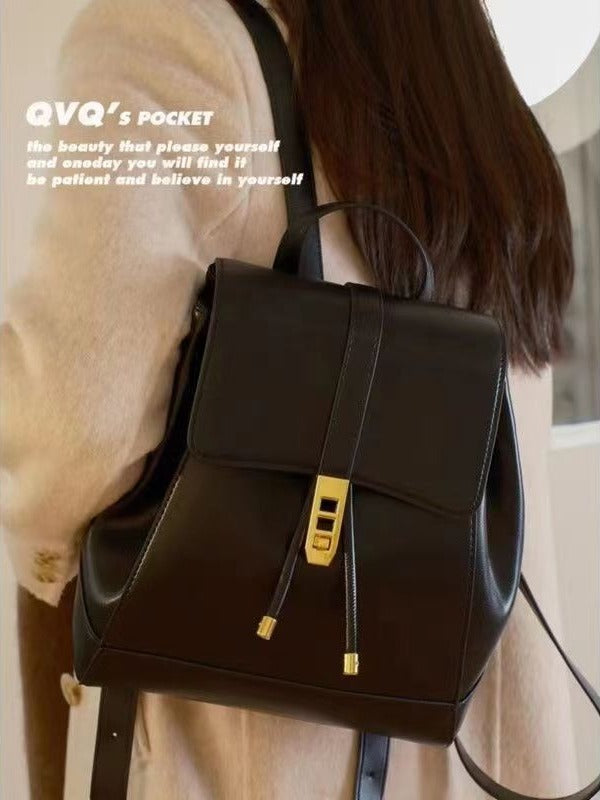 Super Textured Large Capacity Commuter Niche Women's Backpack