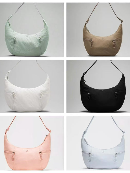 Classy Women's Dumpling Fitness Yoga Croissant Bags