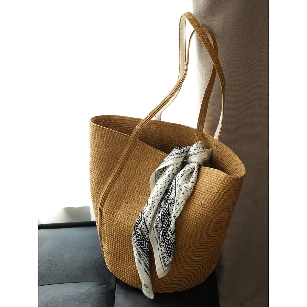 Women's Paper Woven Large Capacity Summer Women's Handbag
