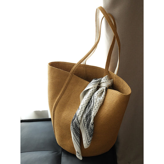 Women's Paper Woven Large Capacity Summer Women's Handbag