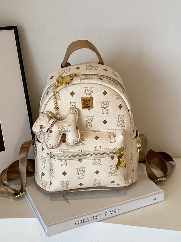 Women's & Men's Printed Niche High Sense Commute Leisure Backpack