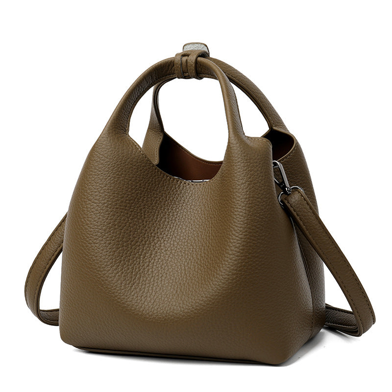 Fashion Commuter Retro Minority Advanced Texture Soft Women's Handbag