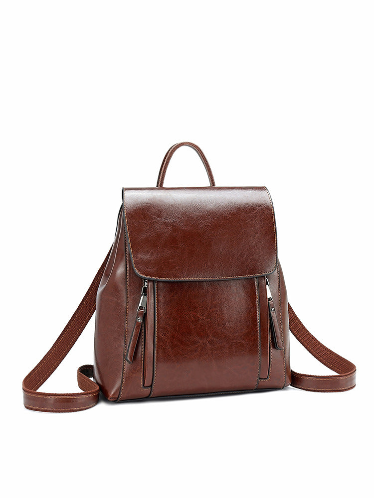 Pretty Women's Join First Layer Cowhide Backpacks