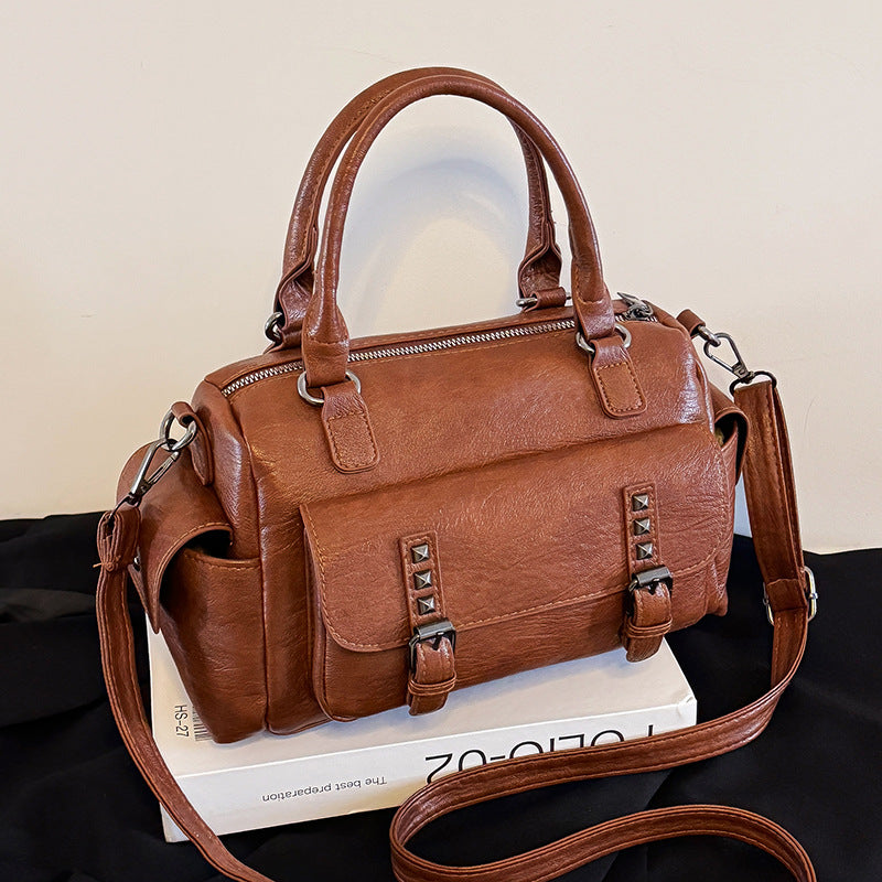 New Women's Fashion Large Capacity Vintage Women's Handbag
