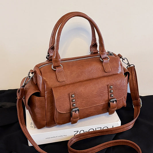 New Women's Fashion Large Capacity Vintage Women's Handbag