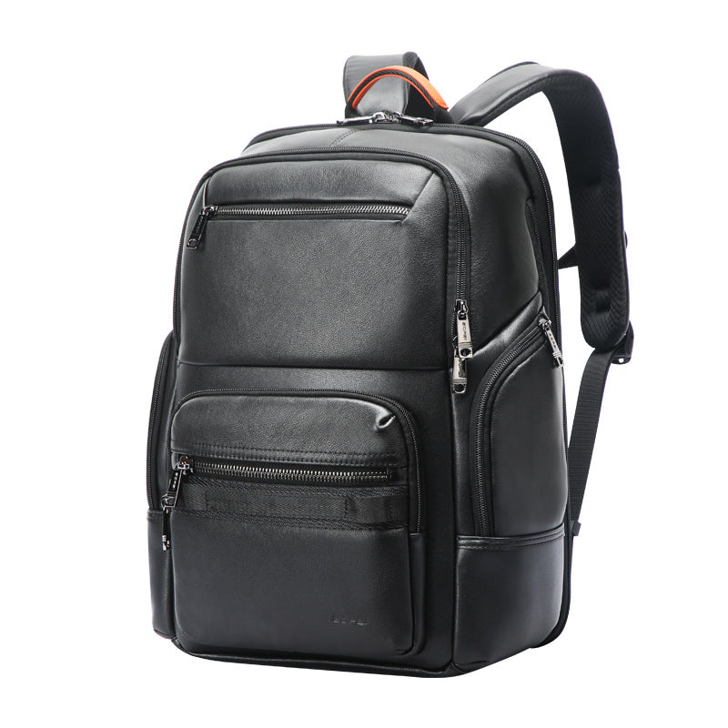 Men's First Layer Cowhide Large Capacity Computer Commuter Bags