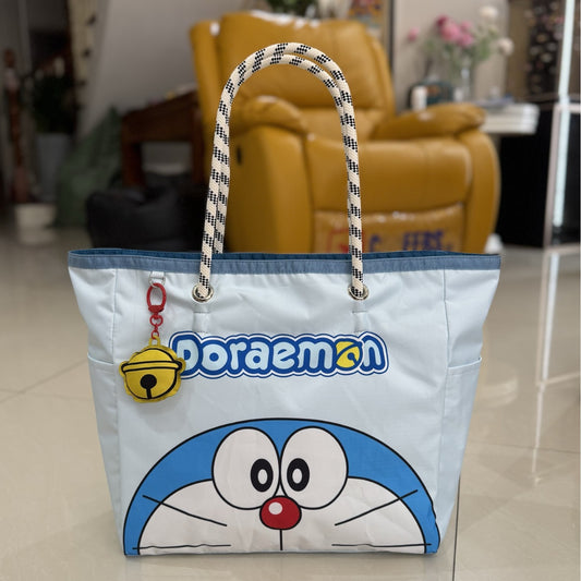 Cute Large Capacity Portable Canvas Female Short Travel Bags