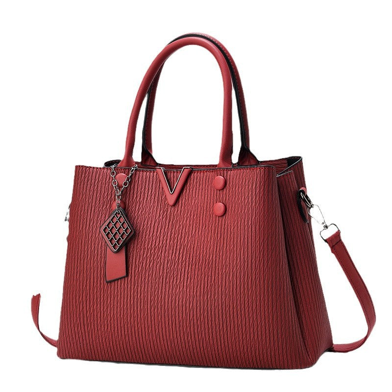 Woven Macaron Fashion Good-looking Large Capacity Women's Shoulder Bag