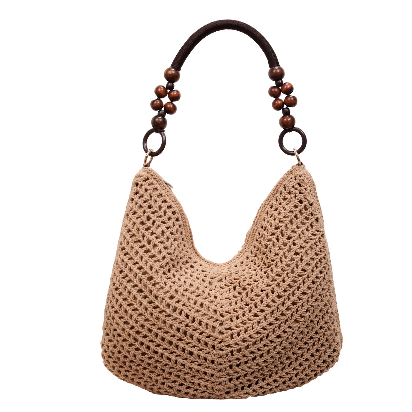 Women's Seaside Vacation Style Fashion Beach Woven Large Capacity Women's Messenger Bag