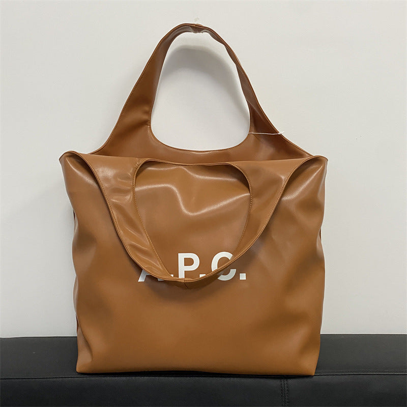 Women's & Men's Leather Canvas Shopping Handbags