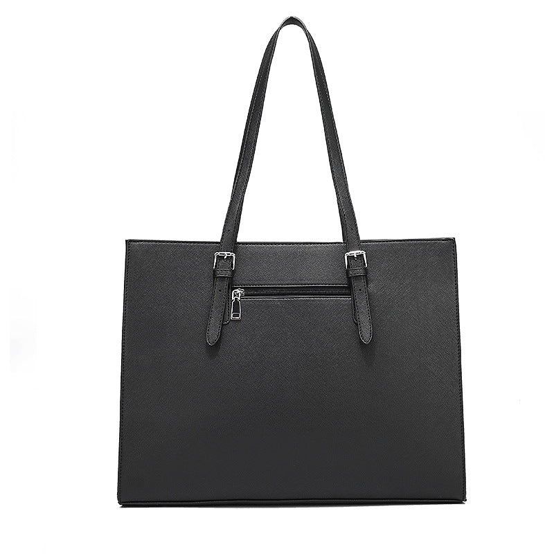 Women's Cross Pattern Large Temperament Wild Women's Handbag