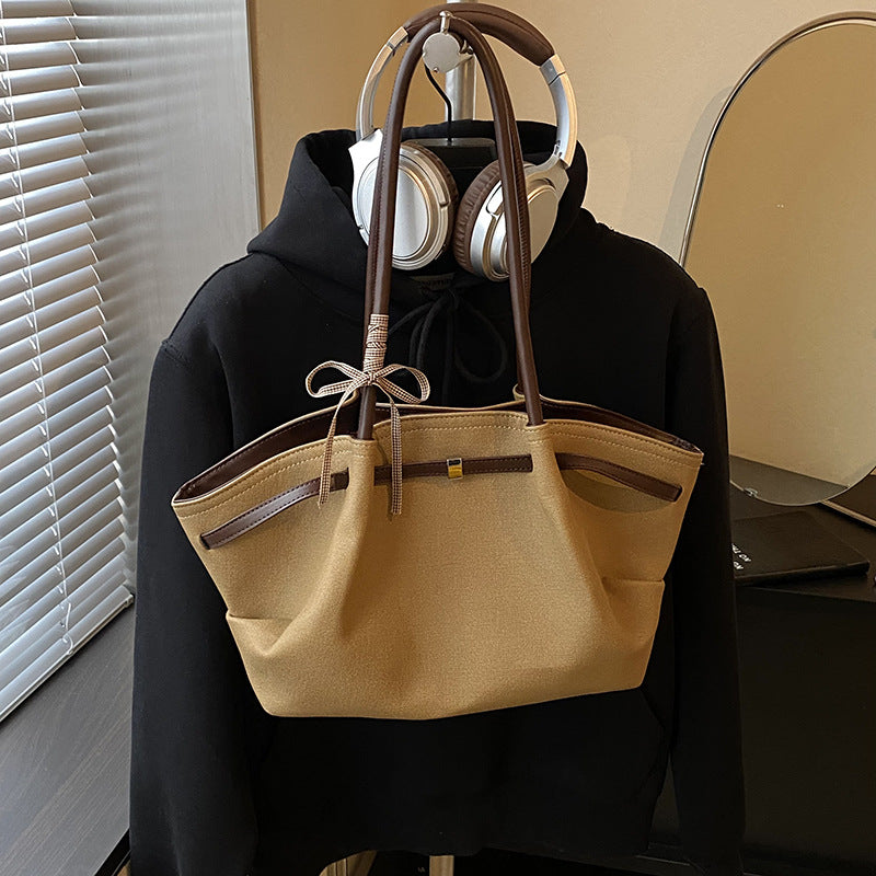 Women's Large Capacity Autumn Versatile Fashion Retro Class Women's Shoulder Bag