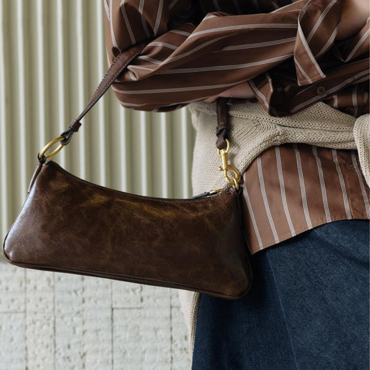 Fashionable Design High-grade Underarm Commuting Baguette Women's Handbag
