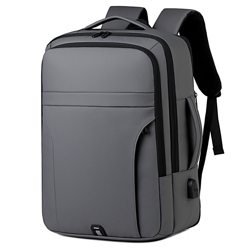 Popular Men's Simple Waterproof Hard-wearing Advanced Business Backpack