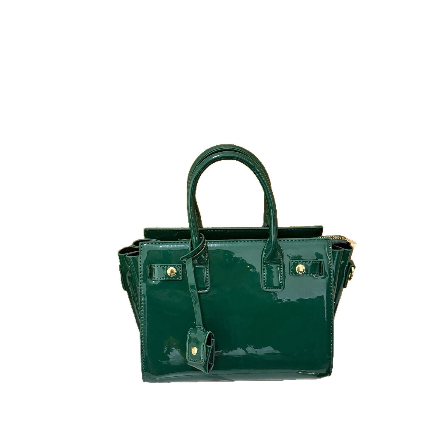 Women's Patent Leather Portable Organ Fashion Trendy Women's Messenger Bag