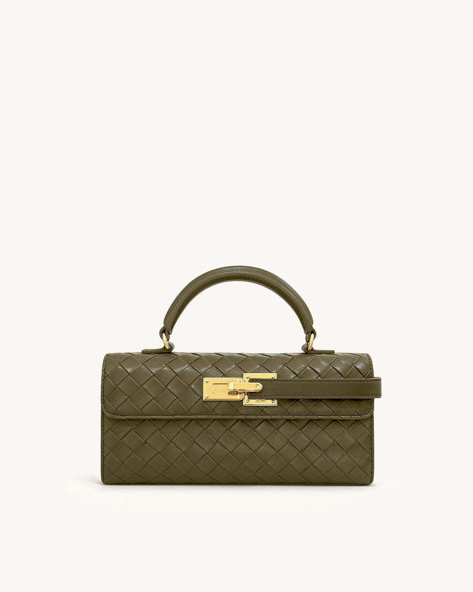 Niche Portable Mini Woven Kelly Z Women's Messenger Bag
