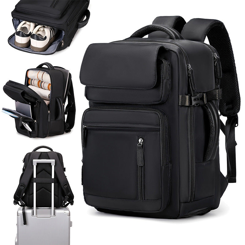 Shoe Compartment Suitable For Inch Adjustable Strap Backpacks
