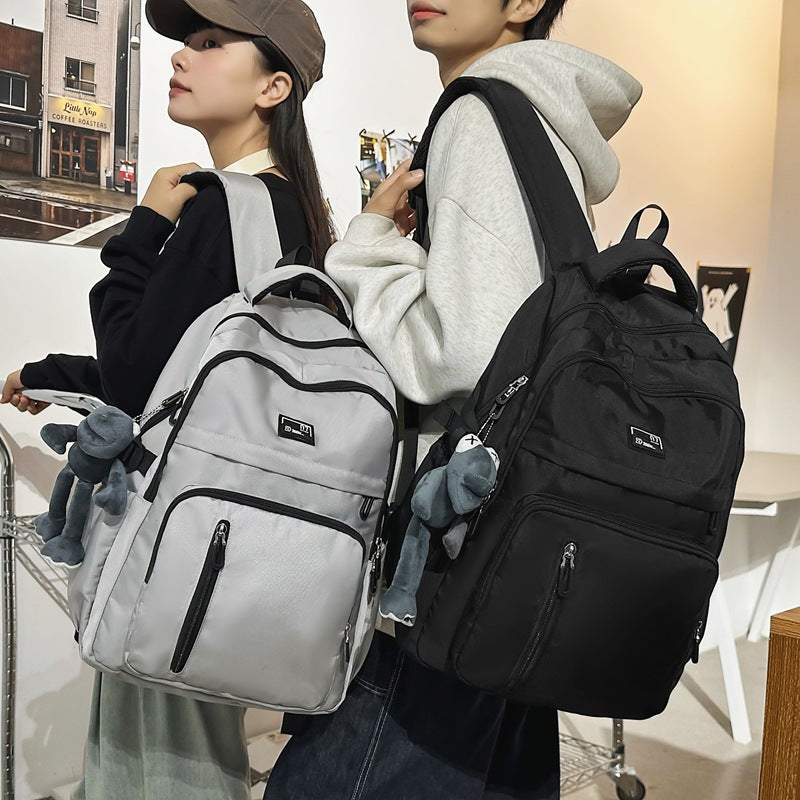 Women's & Men's Versatile Large Capacity Nylon Fashion Early Leisure Backpack