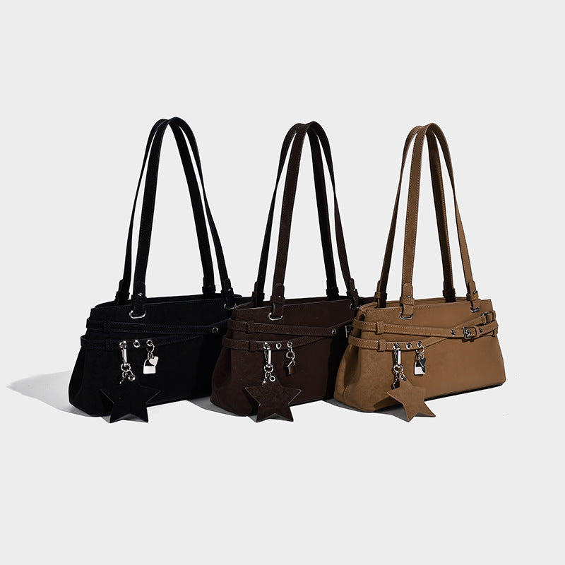 Women's Niche High-grade Underarm Baguette Fashion Portable Tote Bag