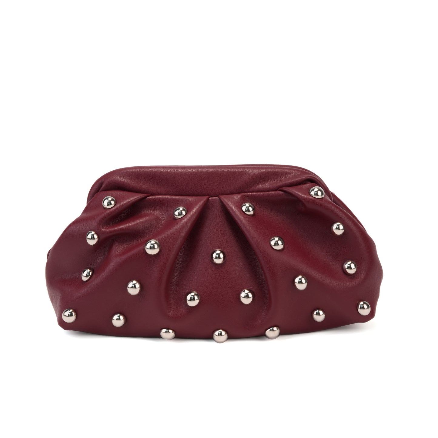 Women's Trendy Clip Mushroom Nail Chain Clutch Women's Shoulder Bag