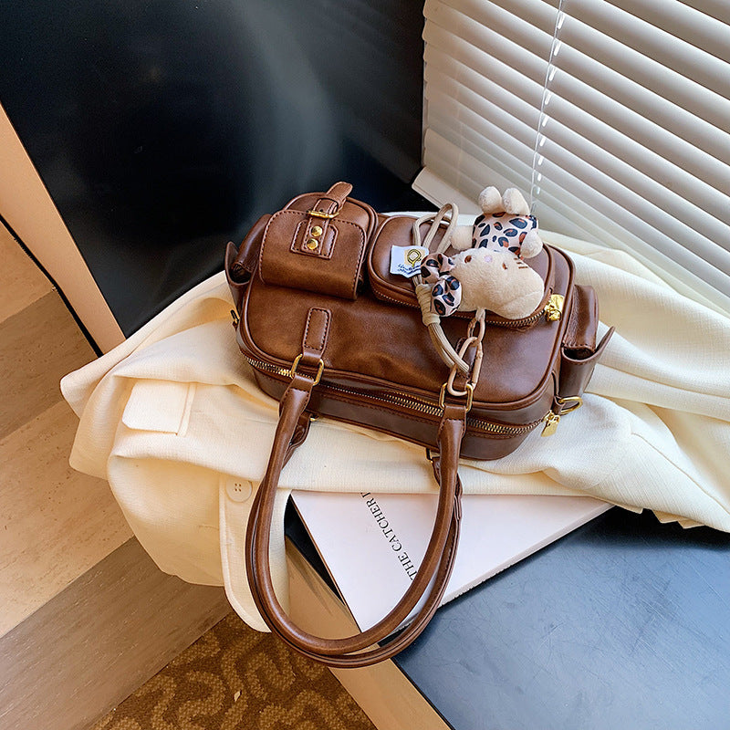 Female Large Capacity Versatile Good-looking Texture Bags