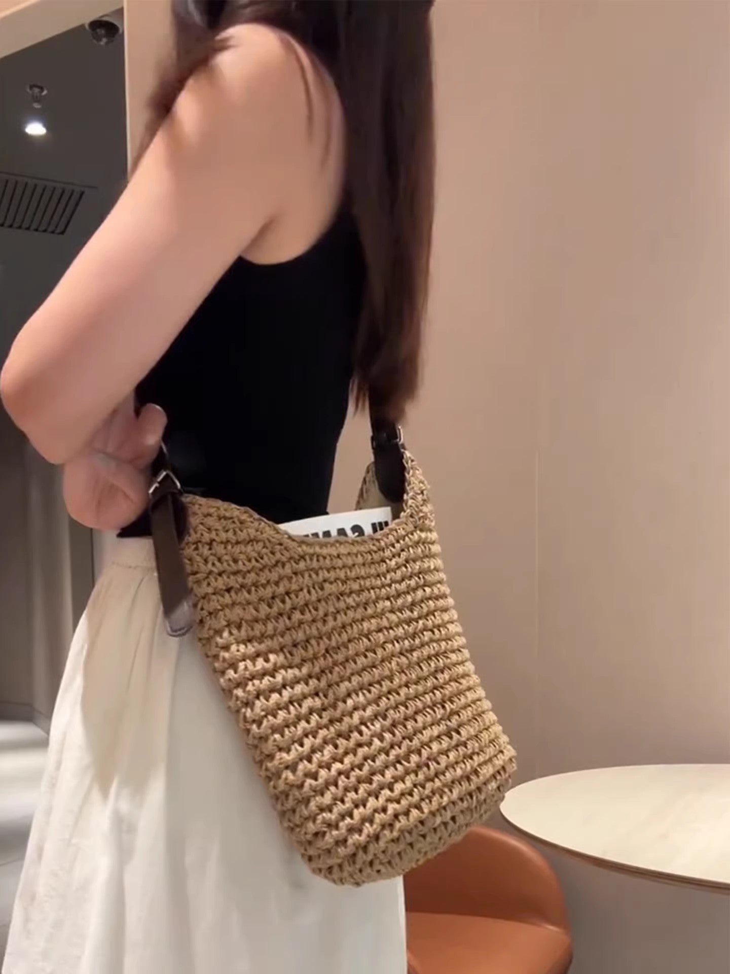 Women's Raffia Woven Summer Super Hot Versatile Holiday Bags