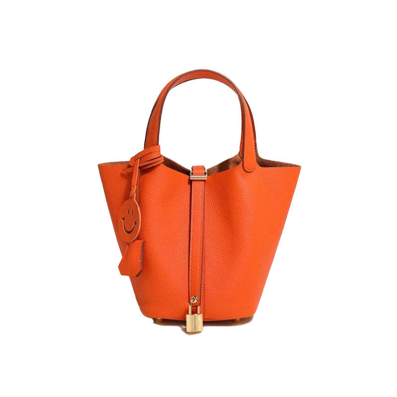 Women's Vegetable Basket Summer Imported Cowhide Handbags